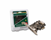DIGITUS Firewire 800 PCIe Card 2x9-Pin extern.+ 1x9-Pin intern.