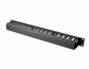 Digitus 19" vyvazovací panel klecový 1U, černý