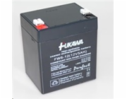 FUKAWA akumulátor FW 5-12 U (12V; 5Ah; faston F2-6,3mm; životnost 5let)