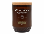 Svíčka WoodWick ReNew velká, Tomato Leaf & Basil, Rajčatový list a bazalka, 368 g