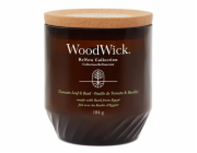 Svíčka WoodWick ReNew střední, Tomato Leaf & Basil, Rajčatový list a bazalka, 184 g