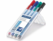Staedtler STAEDTLER Folienstift Lumocolor correct F 4ST
