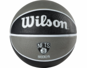 Wilson NBA Team Brooklyn Nets Ball Black and Grey, velikost 7 (WTB1300XBBRO0