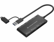 Czytnik Conceptronic CONCEPTRONIC Čtečka karet USB3.0+/C SD,MicroSD,MMC,M2,CF sw