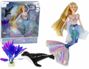 Dětská panenka LeanToys Emily Mermaid Green Doplňky