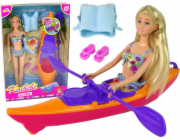 LeanToys Set Příslušenství pro panenky Kajak Orange