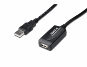 DIGITUS USB 2.0 Repeater Cable 25m USB A male / A female