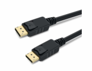 PremiumCord DisplayPort 1.3 přípojný kabel M/M, zlacené konektory, 1m