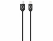 ALIGATOR Datový kabel POWER 3A, USB-C/lightning černý