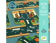 Puzzle silnice, pro děti, 72 cm x 63 cm