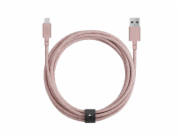 Native Union Belt Cable USB-A to Lightning 3m Rose