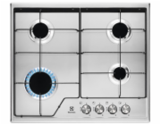 Electrolux KGS6424BX Nerezová ocel Vestavěné 60 cm Plynový 4 zóna/zón