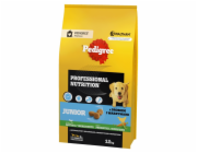 PEDIGREE Professional Nutrition Junior with poultry and vegetables, medium and large breeds  - suché krmivo pro psy - 12 kg