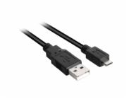 Kabel Sharkoon USB 2.0, USB-A samec > Micro-USB samec