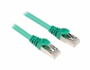 Sharkoon patch kabel RJ45 Cat.6 SFTP (zelený, 5 metrů)