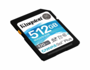 Kingston Canvas Go! Plus 512GB SDXC, paměťová karta