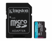 Kingston Canvas Go! Plus 128GB microSDXC, paměťová karta
