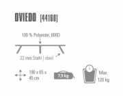 Kempingové lehátko Oviedo 44160, kempingová postel