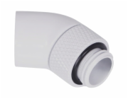 Eiszapfen Winkeladapter 45° drehbar G1/4 AG auf G1/4 IG - White, Anschlüsse