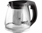 Lamart LT7025 Konvice na čaj VERRE 1,1 l, černá