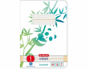 Heft A5 16 Blatt Lineatur 01 GREENline Panda