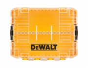 Dewalt Střední kufr TOUGHCASE (žlutý, prázdný, s držáky a úložnými boxy)