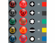  160 i/168 i/6 sada šroubováků Kraftform Plus Series 100 + stojan