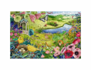 Dřevěné puzzle Divoká zahrada