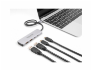 Rozbočovač USB 10 Gb/s USB Type-C s 2 x USB Type-A a 2 x USB Type-C, USB hub