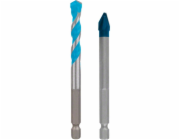 Sada vrtáků Bosch Expert HEX-9 HardCeramic + HEX-9 MultiConstruction, O 8mm