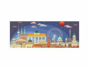 Ravensburger Puzzle Panorama - V noci v Berlíně