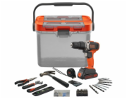 Aku příklepová vrtačka BLACK+DECKER BCKSB02, 18 voltů