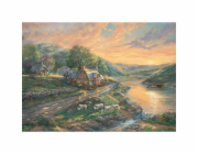 Schmidt Spiele Thomas Kinkade Studios: Svítání v Emerald Valley, Puzzle