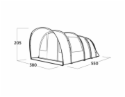 Rodinný tunelový stan Easy Camp Skarvan 6