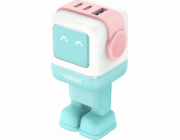 UGREEN Uno RG 65W 3-Port GaN Fast Charger pink blue