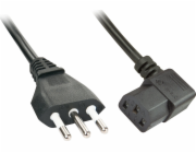 Lindy Lindy IEC-Netzkabel abgewinkelt Italien C13 napájecí kabel 2m