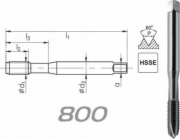 Fanar THREAD UNC 5/16-18 DIN-371B (2B) HSSE 800