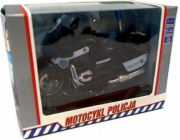 Motorka Hipo Police 13cm se světelným a zvukovým pohonem M1217U