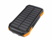 Choetech B659 Solar power bank with inductive charging 2x USB 10000mAh Qi 5W (black-orange)