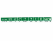 Kolečko HAUSHALT 45100BNYB, 100 mm, s talířem a brzdou