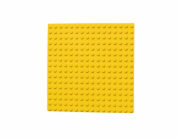 L-W Toys Podložka na stavění JUNIOR 16x16 bodů žlutá
