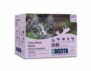 BOZITA Tasty meat menu - mokré krmivo pro kočky - 12 x 85g