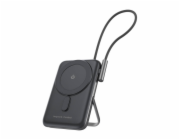 Choetech B735 magnetic powerbank 10000mAh 20W PD + USB-C cable (black)