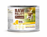 RAW PALEO Duoprotein Turkey & Cod Puppy - vlhké krmivo pro psy - 200g