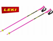 Leki  STICKS RACING KIDS růžová/žlutá 100