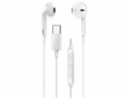 GENIUS sluchátka HS-M365 headset, mikrofon, USB-C, bílá