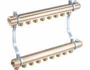 Perfexim Brass rozdělovač 10 okruhů s vsuvkami (30-102-1000-001)