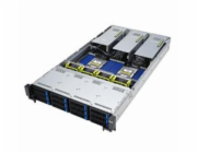 Platforma Asus Rack (2U) RS720A-E12-RS12 AMD Epyc 9004 (8x NVMe, 4x SATA/SAS, 2xM.2, 4xGPU, 2x10Gbe, IPMI, 1+1 2600W)