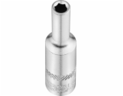Stanley Long objímka 1/4 6 hrotů 4mm vroubkovaná matná - vč.