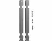 Kermi sada dlouhých galvanizovaných konzolí na stěny výška 600